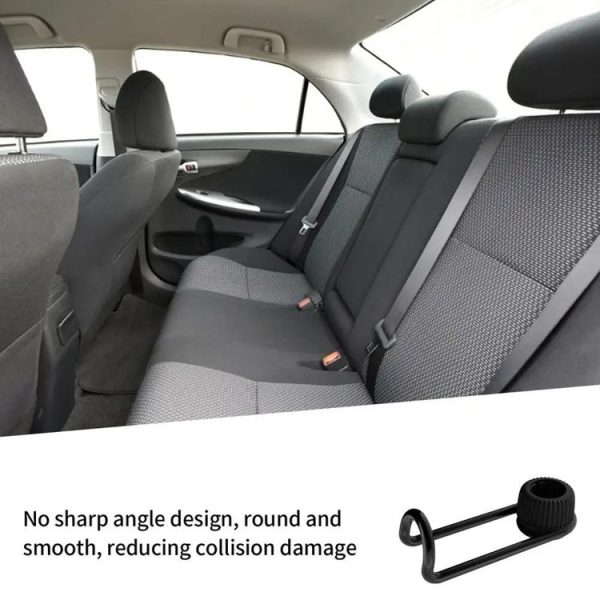Bbdd Alloy Car Hooks Invisible Seat Back Car Hangers (Silver) - Image 3