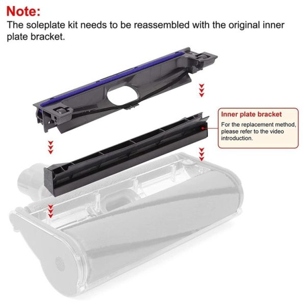 Dyson V6 V7 V8 V10 V11 Floor Brush Roller Head Bottom Plastic Cover - Image 5