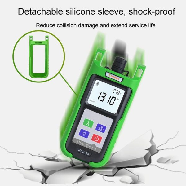 Komshine Handheld Laser Light Source Fiber Tester with LED Backlight, Model: KLS-35-S - Image 4