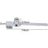 Removable Serrated Glass Sliding Door Lock Window Cabinet Door Latches With Key - Image 3