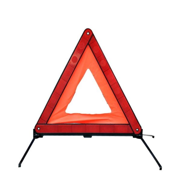 Foldable Car Warning Sign Tripod Automobile Emergency Reflective Triangular Holder - Image 2