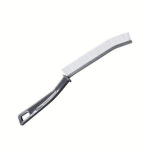 Bathroom Kitchen Tile Corner Cleaning Brush Multifunctional Window Crevice Groove Stiff Brush (White)