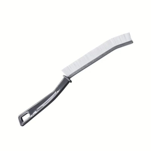 Bathroom Kitchen Tile Corner Cleaning Brush Multifunctional Window Crevice Groove Stiff Brush (White)