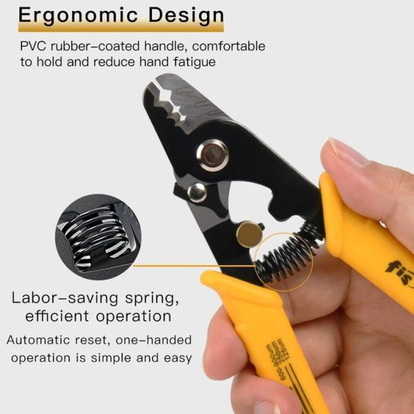 Komshine FIS Three-port Optical Wire Stripping Aperture Precise Safety Lock Design (FT11301T) - Image 4