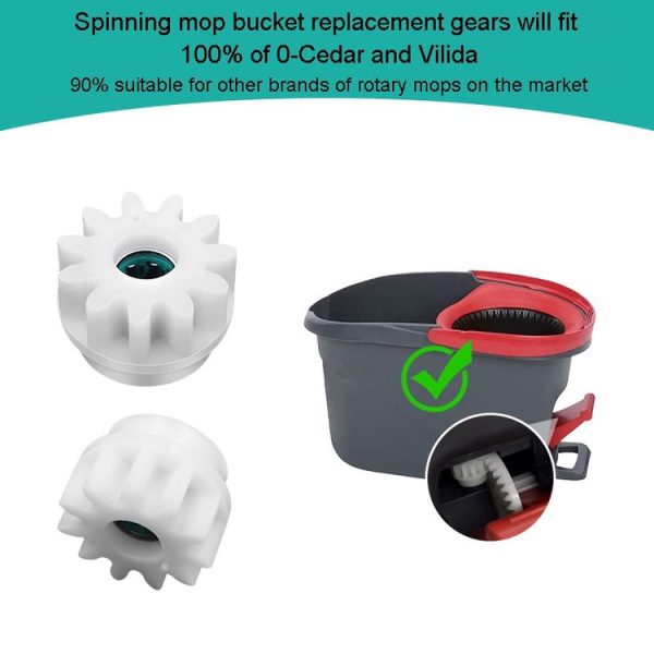 Gear Accessories For Vileda / O-Cedar Easywring RinseClean Foot Pedal Rotary Mop Bucket (White) - Image 6