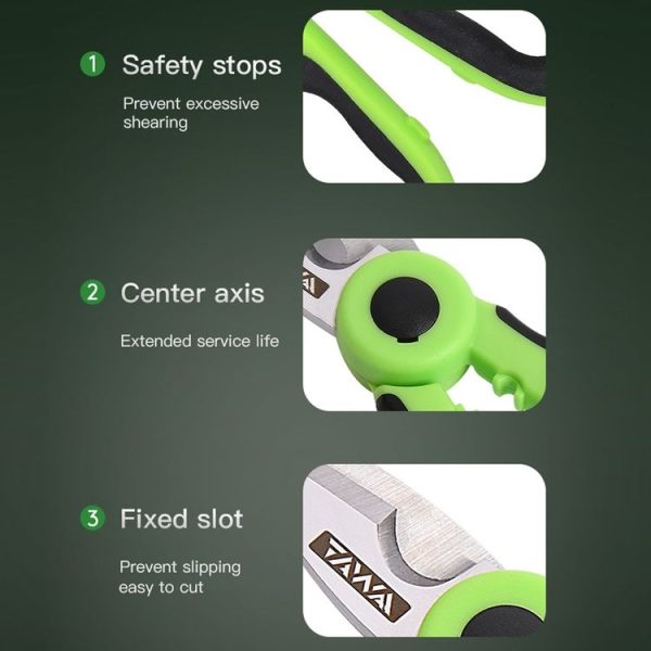 KomShine Stainless Steel Kevlar Serrated Fiber Optic Stripping Scissors (KS-K2) - Image 7