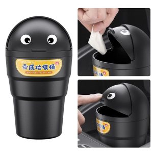 SHUNWEI SD-1610 Universal Car Trash Can Auto Organizer Storage Box (Black)