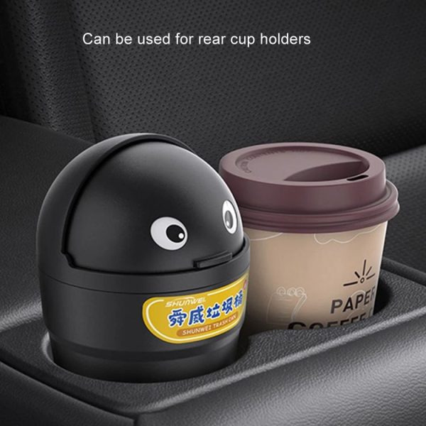 SHUNWEI SD-1610 Universal Car Trash Can Auto Organizer Storage Box (Black) - Image 8