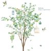 Plant Background Wall Stickers Living Room Sofa Decorative Decals (Green) - Image 2