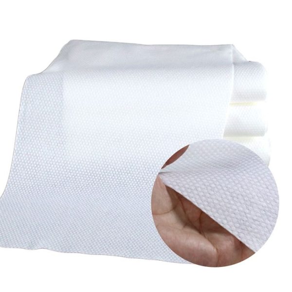 5pcs 30cmx60cm Pearl Pattern Travelling Cotton Disposable Face Towel Bagged Washcloths (Green Packaging) - Image 2