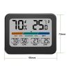 Indoor Temperature And Humidity Monitor LCD Digital Thermometer Hygrometer Weather Station - Image 2