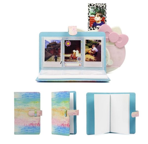 Polaroid Mini11 3 Inch PU Photo Album Bank Card Stamp Storage Album, Pattern: Oil Album - Image 5