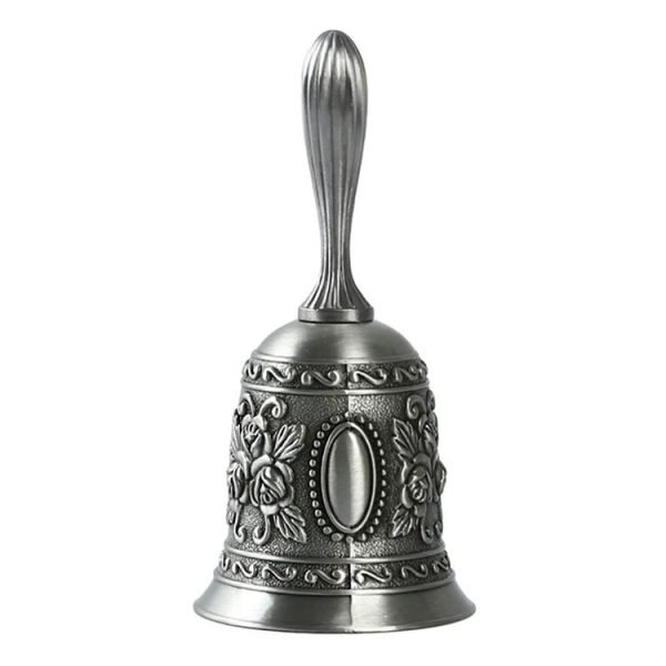 Rose Hand Shaking Bells Metal Crafts Ornaments Bar Bells (Tin)