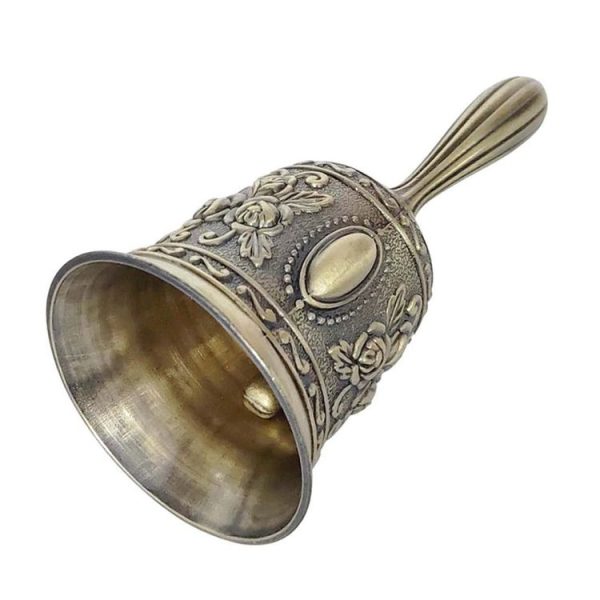 Rose Hand Shaking Bells Metal Crafts Ornaments Bar Bells (Tin) - Image 2