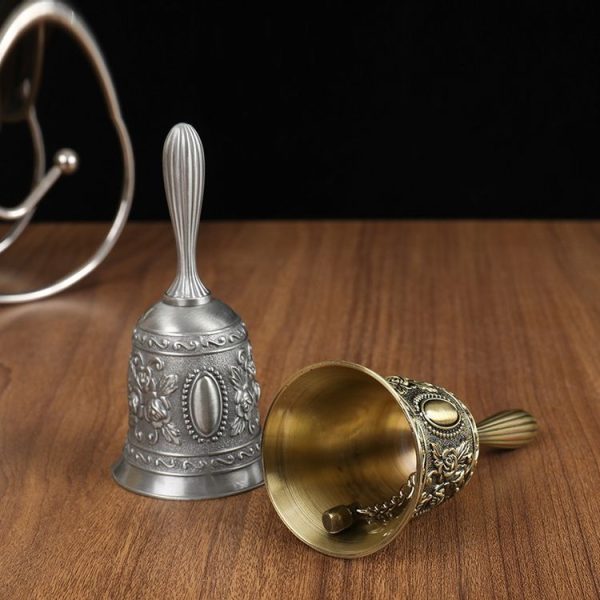 Rose Hand Shaking Bells Metal Crafts Ornaments Bar Bells (Tin) - Image 6