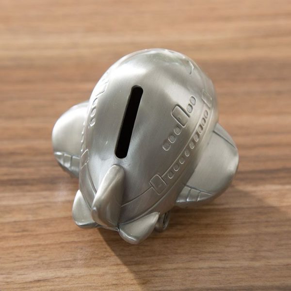 Zinc Alloy Coin Bank Metal Airplane Crafts Children Gifts - Image 4
