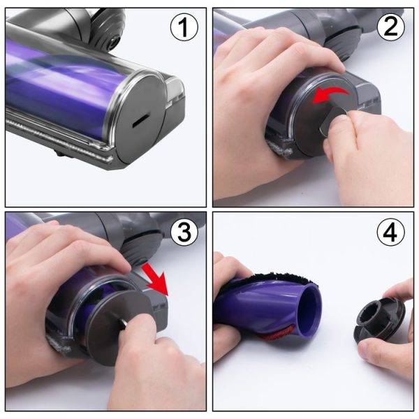 Dyson V8 / V10 / V11 / V15 Vacuum Cleaner Brush Head Brushroll End Cap - Image 7