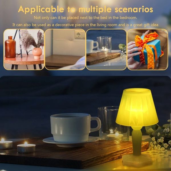 LED Electronic Light Ambient Candy Small Table Lamp Decorative Night Lights (Blue) - Image 5