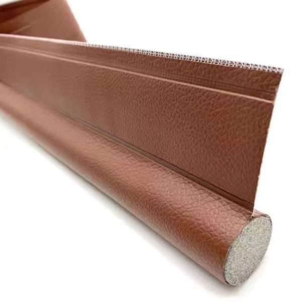 Door Bottom Seal Strip Door Seam Soundproof Windproof Sticker Door Foot Down Gap Self-Adhesive Blocking Strip (Unilateral Brown)