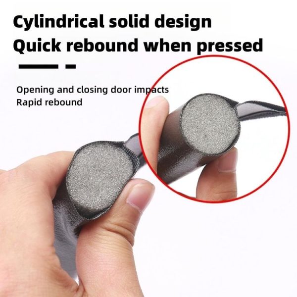 Door Bottom Seal Strip Door Seam Soundproof Windproof Sticker Door Foot Down Gap Self-Adhesive Blocking Strip (Unilateral Brown) - Image 3