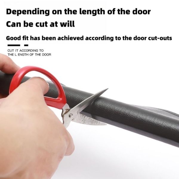 Door Bottom Seal Strip Door Seam Soundproof Windproof Sticker Door Foot Down Gap Self-Adhesive Blocking Strip (Unilateral Brown) - Image 4