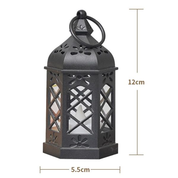 1.5V LED Electronic Candle Light Portable Lamp Wind Lamp Retro Decorative Lights - Image 2