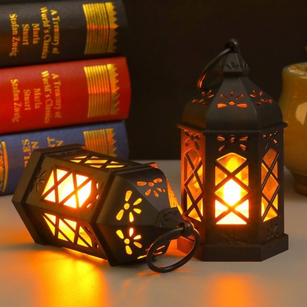 1.5V LED Electronic Candle Light Portable Lamp Wind Lamp Retro Decorative Lights - Image 6