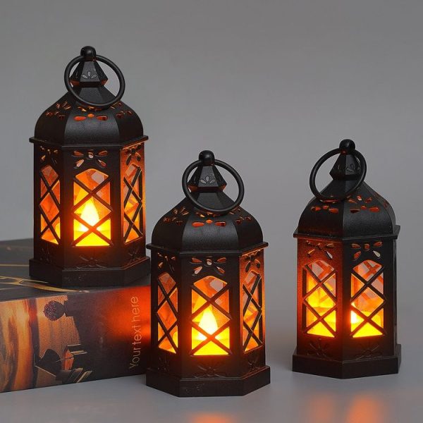 1.5V LED Electronic Candle Light Portable Lamp Wind Lamp Retro Decorative Lights - Image 7