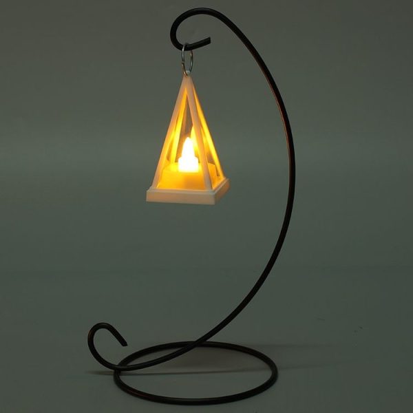 Cubic Triangle LED Electronic Candle Lights Pyramid Party Atmosphere Decoration Lamps (Black) - Image 5