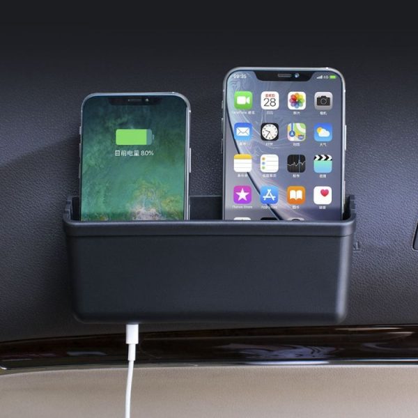 SHUNWEI SD-1138 Car Coin Storage Box Suspension Car Mobile Phone Placed Box - Image 7
