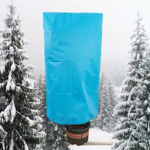 Non-woven Fabric Tree Anti-freeze Cover Winter Plant Protective Bag, Size: 60 x 80cm (Blue)