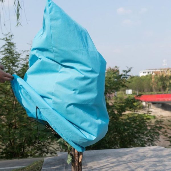 Non-woven Fabric Tree Anti-freeze Cover Winter Plant Protective Bag, Size: 60 x 80cm (Blue) - Image 7