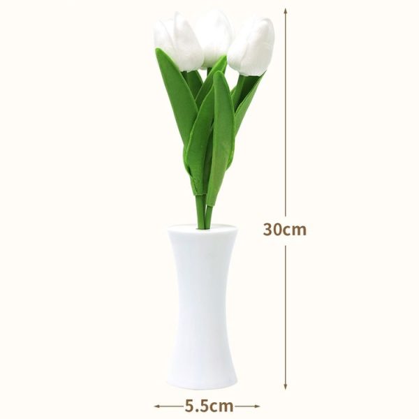 1.5V Tulip LED Night Light Indoor Decoration Sleeping Lamp Simulation Flower Ambient Light - Image 2