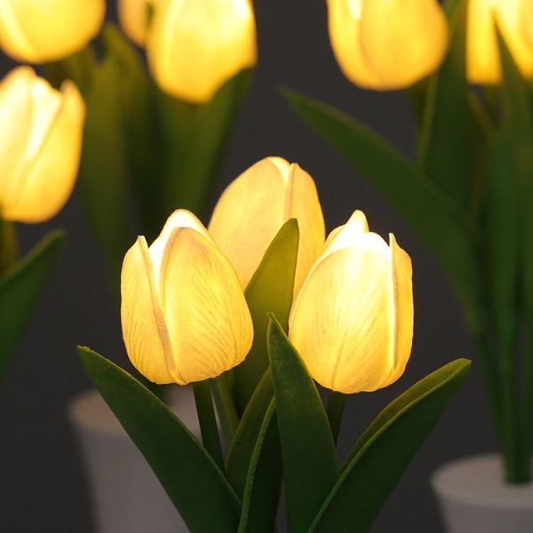 1.5V Tulip LED Night Light Indoor Decoration Sleeping Lamp Simulation Flower Ambient Light - Image 4