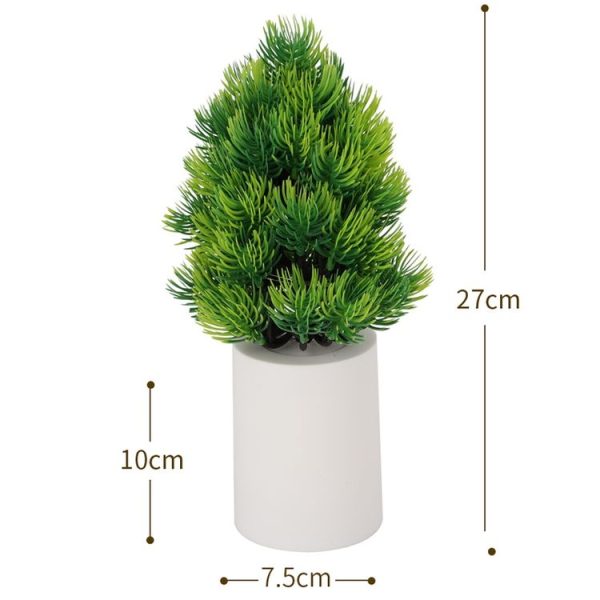Christmas Tree Night Lights Bedroom Pine Ambient Lamps Home Decorative Lights (Warm White Light) - Image 2