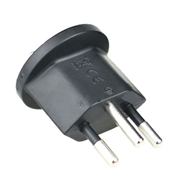 HD-153 With Lock EU To Switzerland Convertible Plug With Ground Wire Travel Adaptor - Image 2