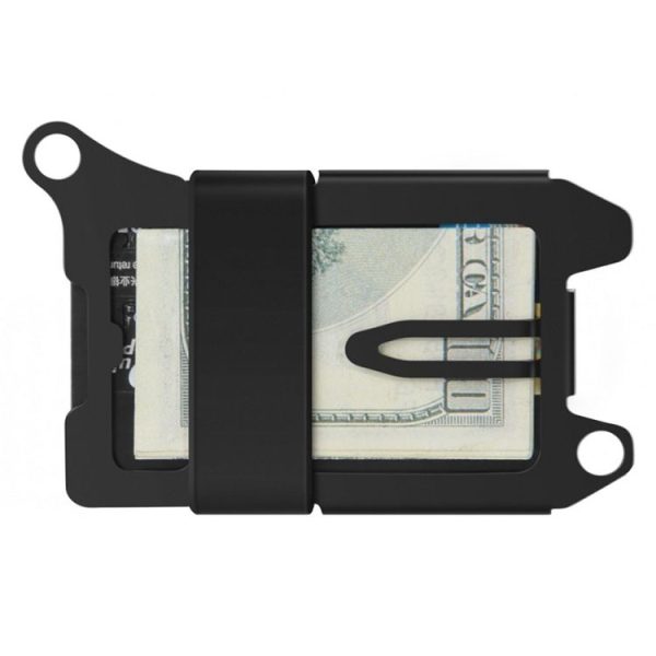 ZEEKER RFID Metal Card Holder EDC Multi-function Wallet (Green Cloth Belt) - Image 3