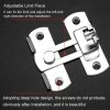 Small 201 Stainless Steel Barn Door Lock Hook Stainless Steel Door Buckle Insertion - Image 4