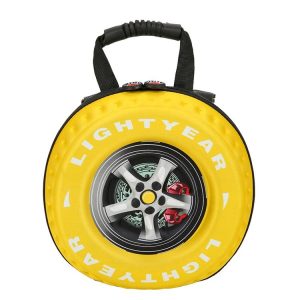 Children EVA Tire Shape Schoolbag Kindergarten Shoulder Bag (Yellow)
