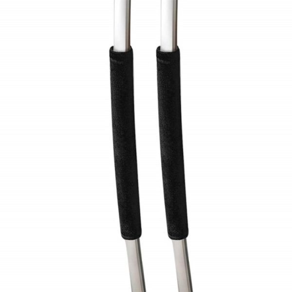 1pair Refrigerator Handle Anti-slip Cover Microwave Oven Oil-proof Handle Cover (Black) - Image 2