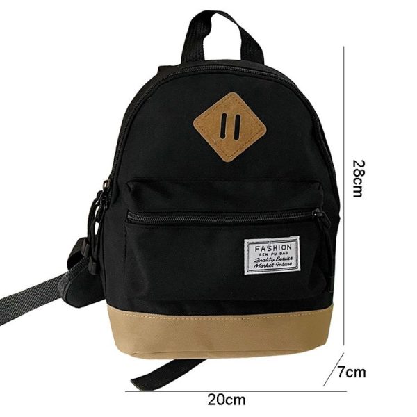 3-6 Year Old Kindergarten Children School Bag Simple Design Shoulder Bag (Blue) - Image 3