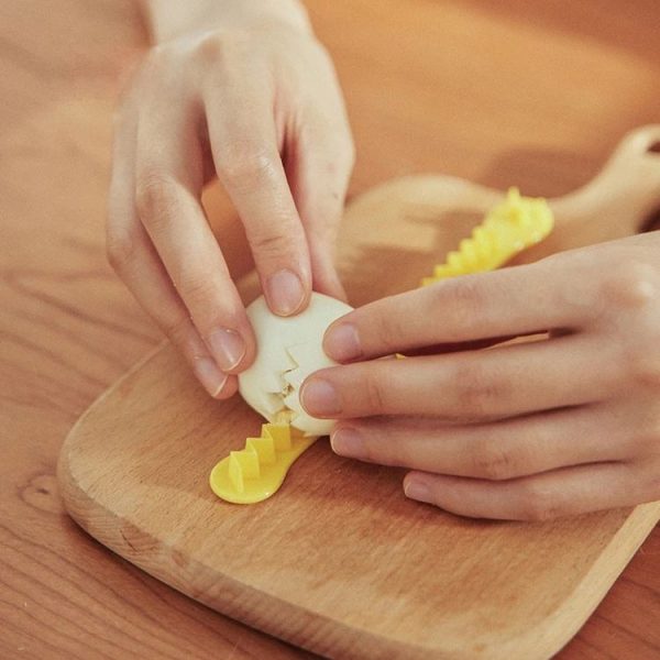 2pcs / Set Lace Egg Cutter DIY Egg Mold Kitchen Salad Making Tools - Image 9