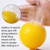 8cm Fruit Fly Balls for Indoor Use Insect Trap Sticky Insect Balls (Yellow With Base+Double-side Glue) - Image 5