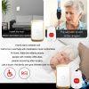 CACAZI C20 Two To Three Wireless Pager For The Elderly Home Care Waterproof Emergency Pager, EU Plug (Black) - Image 6