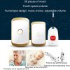 CACAZI C20 Two To Three Wireless Pager For The Elderly Home Care Waterproof Emergency Pager, EU Plug (Black) - Image 9