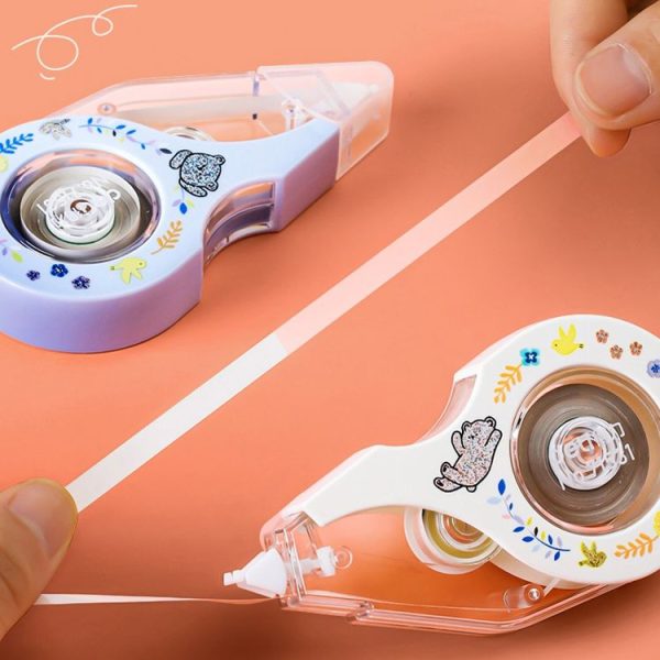 Deli 5mm x 12m Correction Tape Refill Cartoon Transparent Mini Tape (Random Color) - Image 3