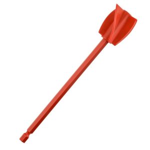 Paint and Resin Epoxy Mixer Paddle Attachment for Drill (Red)
