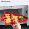 Christmas Tree Shape Fruit Discs Compartmentalized Home Snack Dish Plastic Candy Dried Fruit Melon Seed Organizer (White) - Image 7