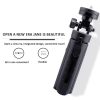 Portable Tabletop Camera Phone Tripod With Ball Head Removable Mini Selfie Tripod (Black) - Image 4