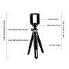 Portable Tabletop Camera Phone Tripod With Ball Head Removable Mini Selfie Tripod (Black) - Image 5